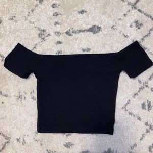 Missguided Over Shoulder Crop Top
